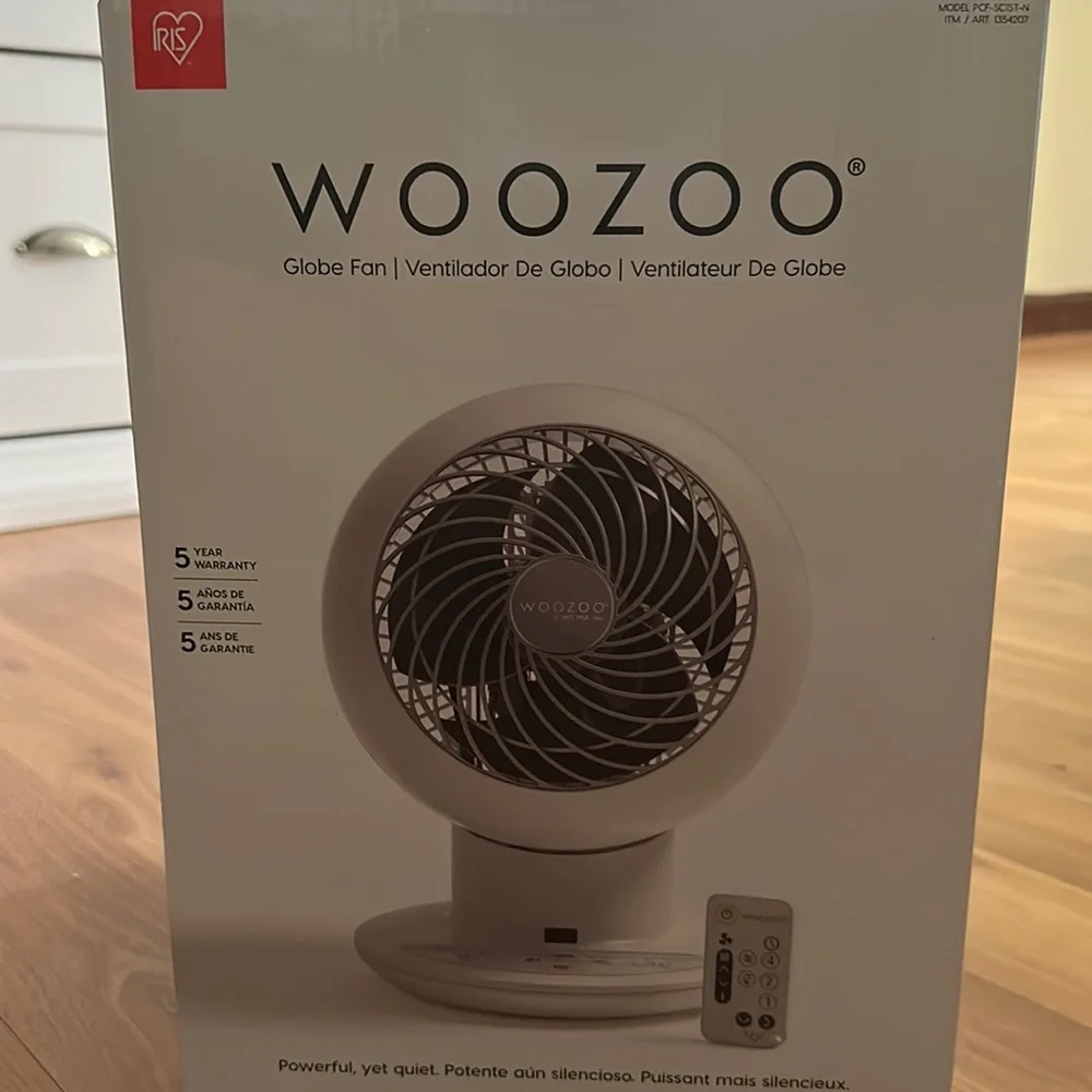 Brand New WOOZOO Globe Fan - Picture 1 of 2